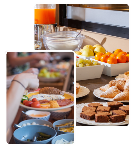 Breakfast buffet - Apartments with breakfast in Altenmarkt